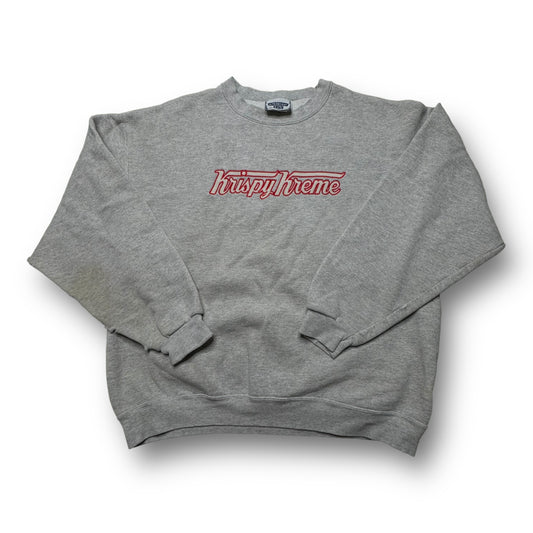 90s Grey Krispy Kreme Crewneck - XL