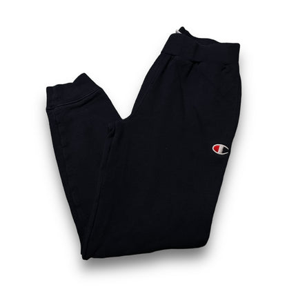 Black Champion Cuffed Sweats - YL