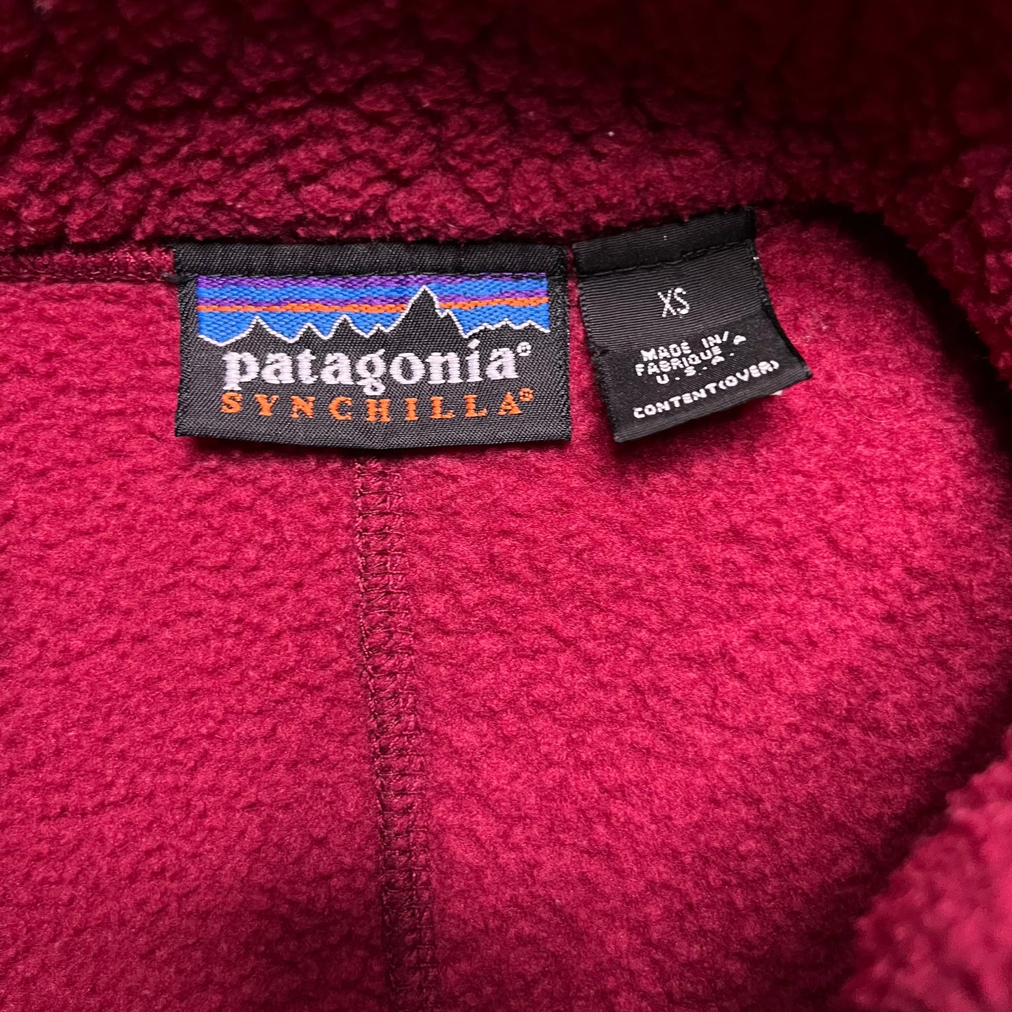 90s Patagonia Red Fleece Crewneck - XS