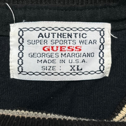 90s Guess Jeans Black Tee - XL