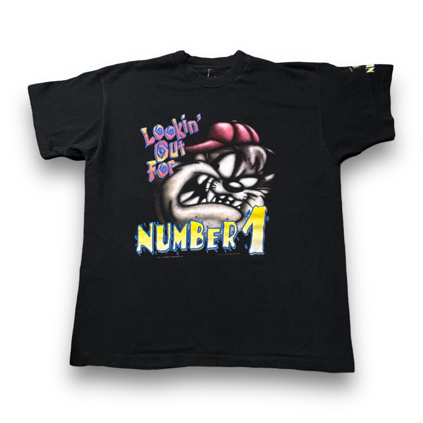 1996 Taz Looney Tunes #1 Tee - XL