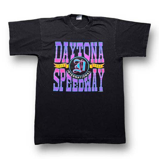 90s Daytona Speedway Black Tee - M