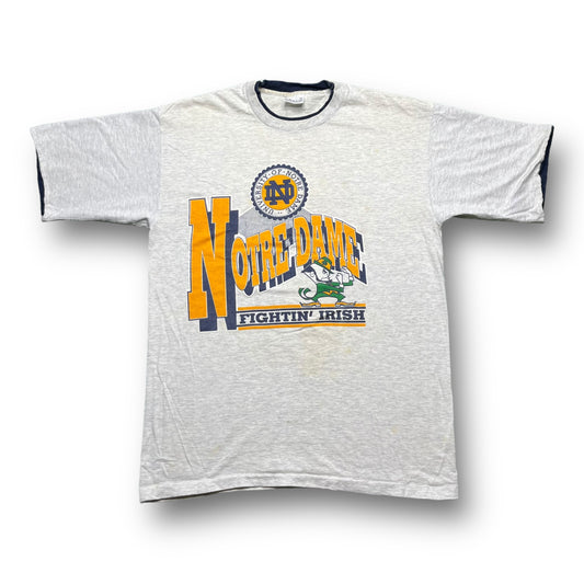 90s Notre Dame Irish Tee - L