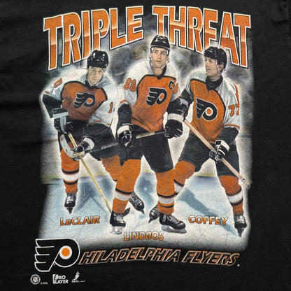 90s Philadelphia Flyers Triple Threat Tee - XL