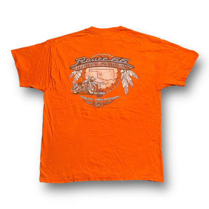 ‘02 Tulsa Harley Davidson Tee - L