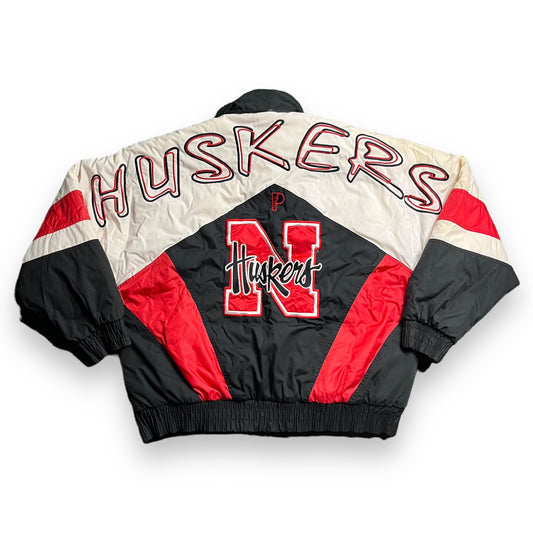 90s Nebraska Cornhuskers Puffer Jacket (XL)