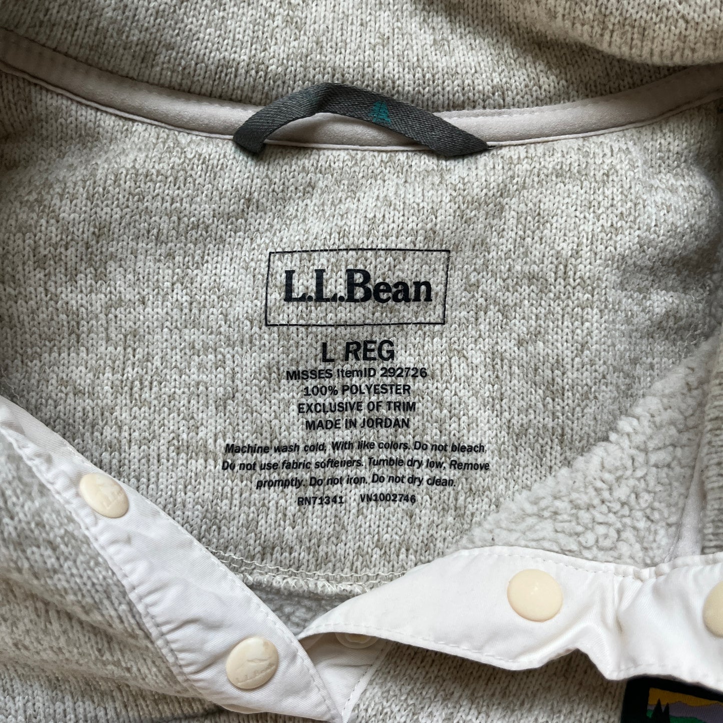 LL Bean Grey Crewneck - M