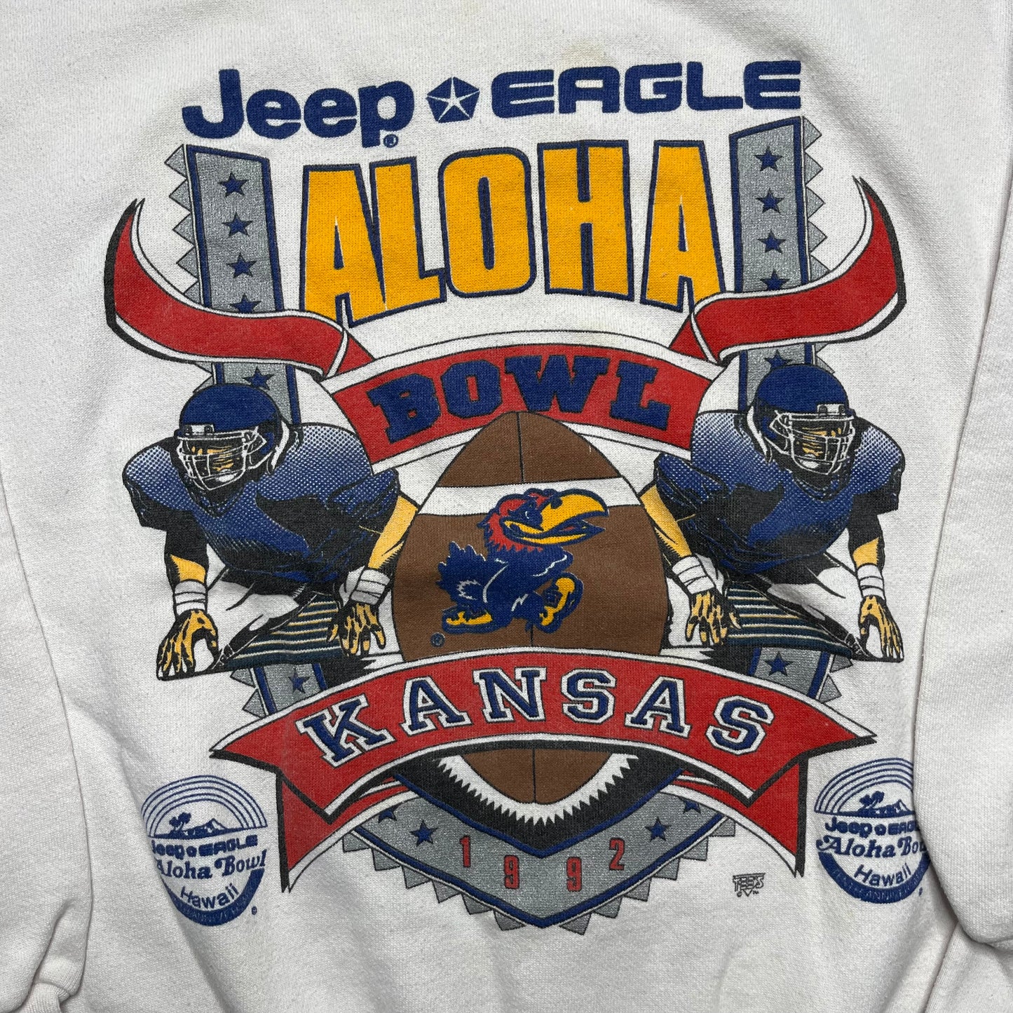 1992 Kansas Jayhawks Crewneck - M