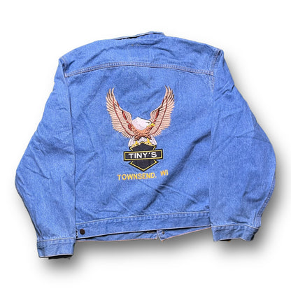 90s Tiny’s Eagle Denim Jacket - 2XL