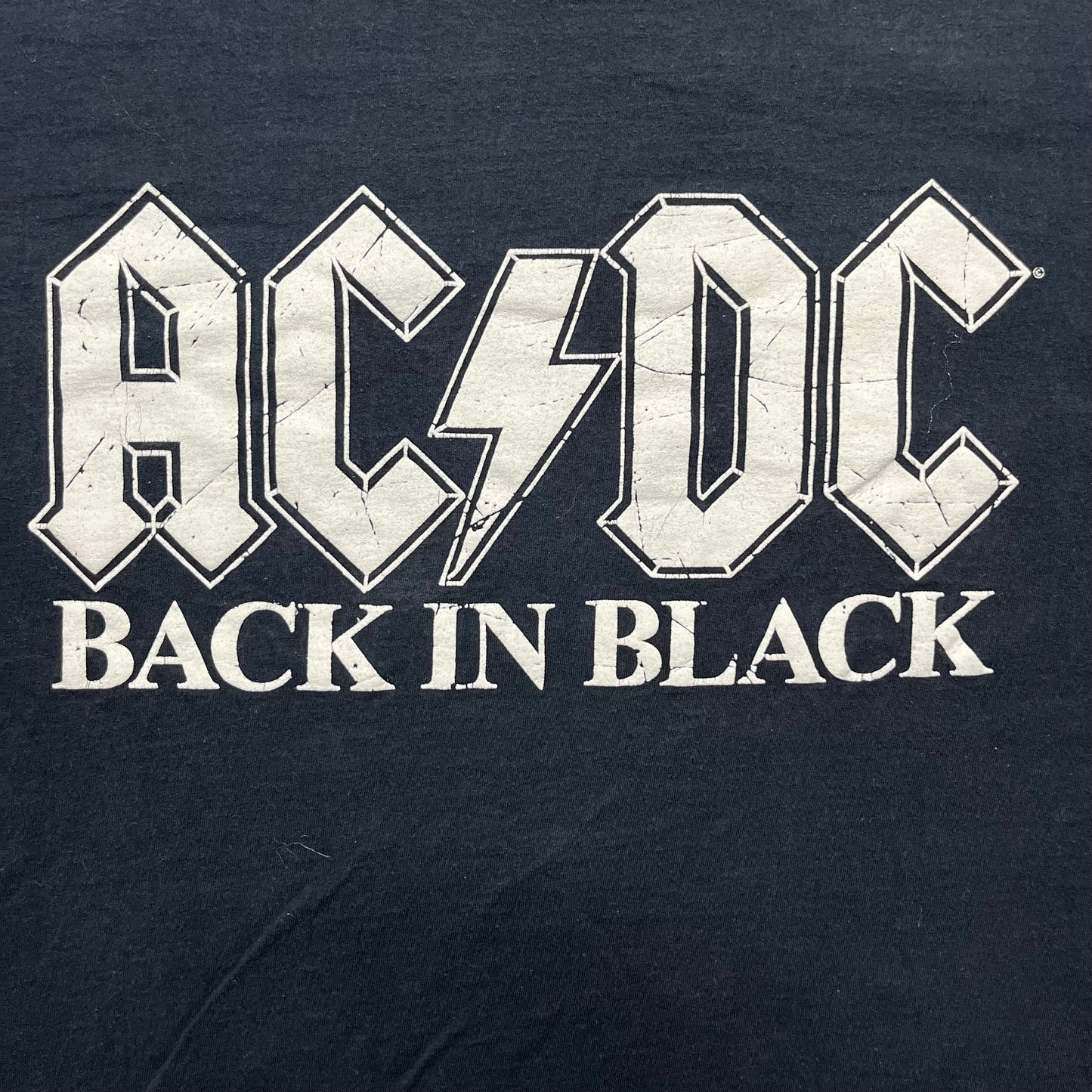 AC/DC Back In Black Tee - XL – Misfitted Vintage