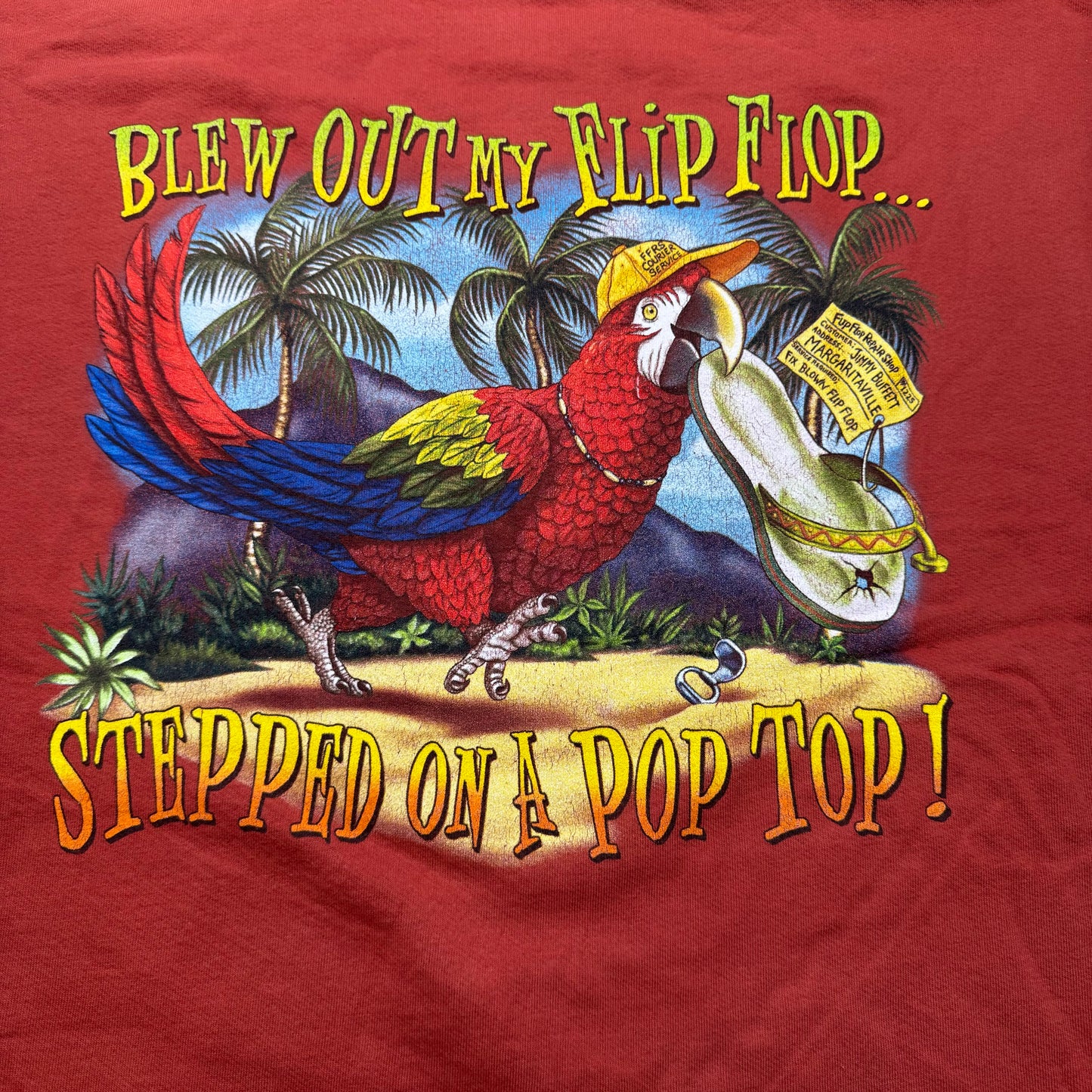 00s Margaritaville Bird Crewneck - M