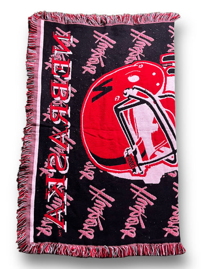 90s Nebraska Cornhuskers Blanket