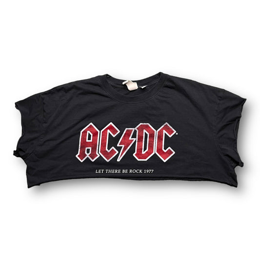 AC/DC Cropped Tee - XL