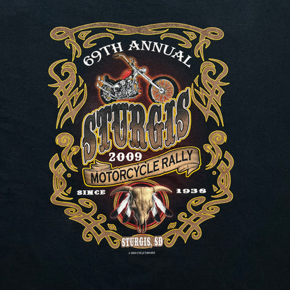 ‘09 Sturgis Motorcycle Bike Rally Tee - XL