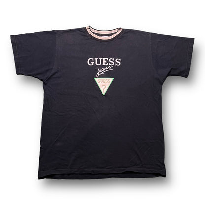 90s Guess Jeans Black Tee - XL