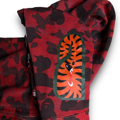 Red Bape Full-Zip Hoodie (S)