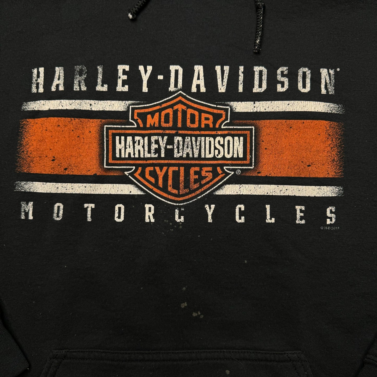 ‘17 Harley Davidson Black Hoodie - L