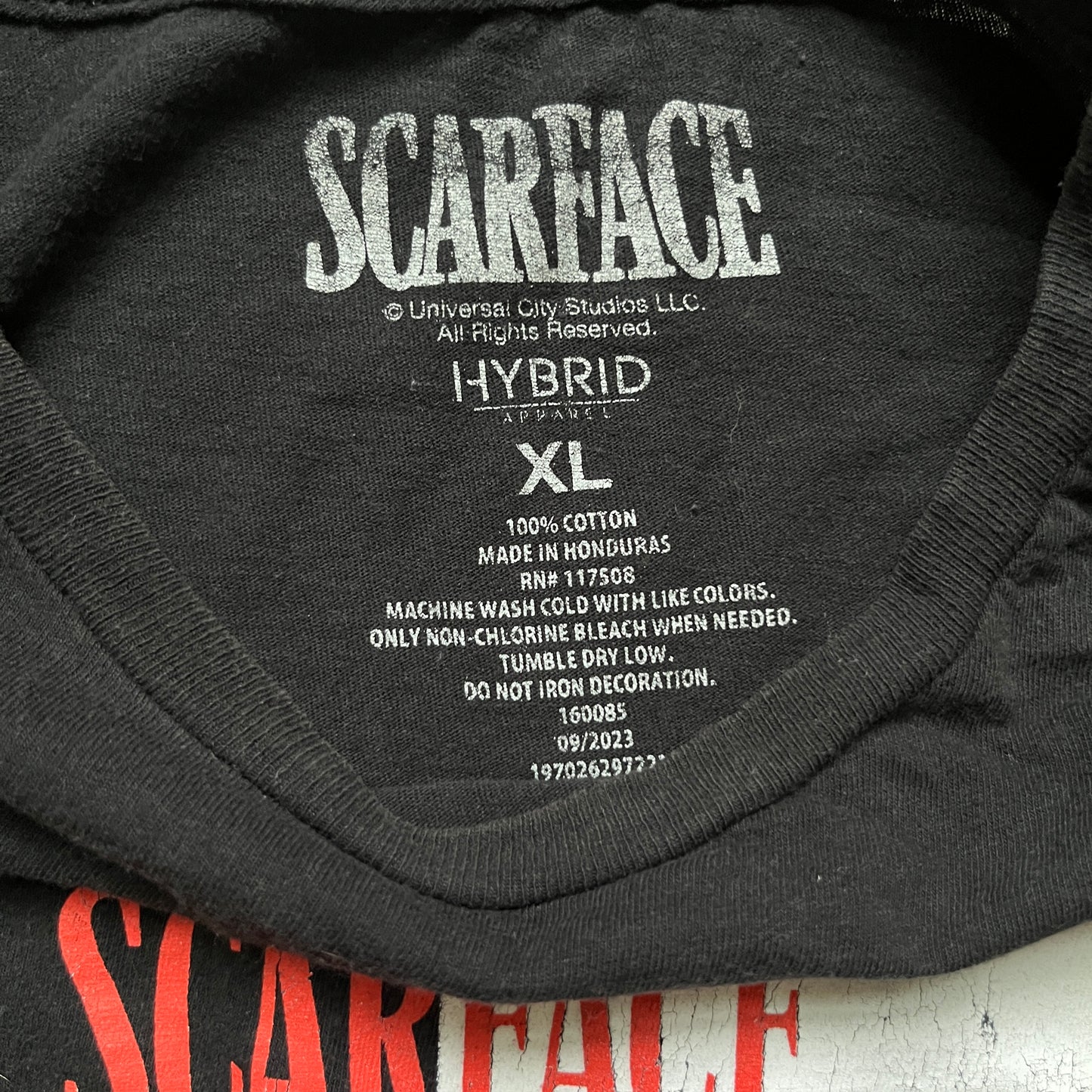 Black Scarface Tee - XL