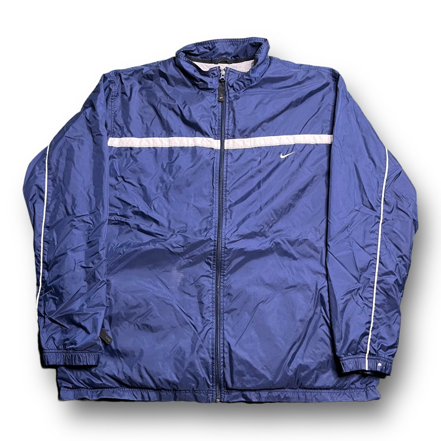 00s Navy Nike Windbreaker Jacket (2XL)