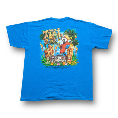 Ron Jon Tiki Beach Blue Tee - 2XL