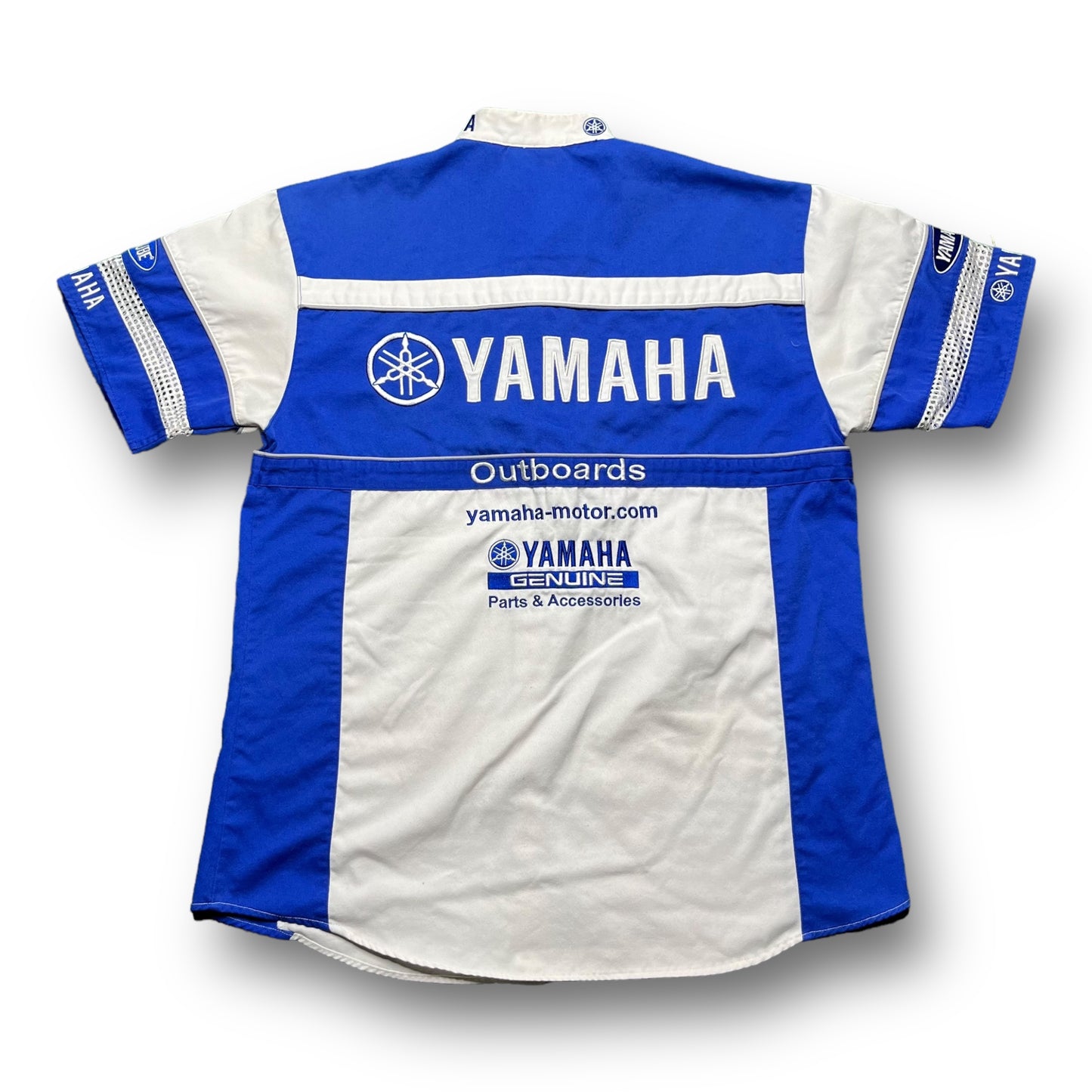 00s Yamaha Motor Racing Button Up - M