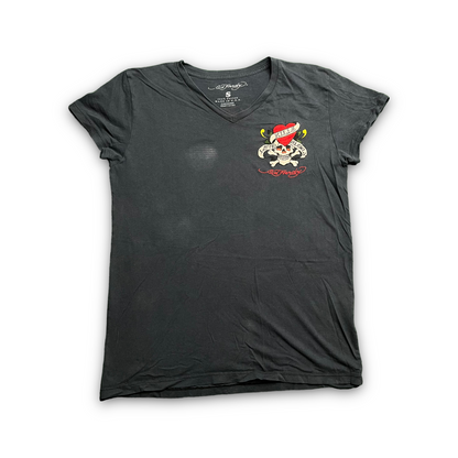 90s Women’s Y2K Ed Hardy Tee - S