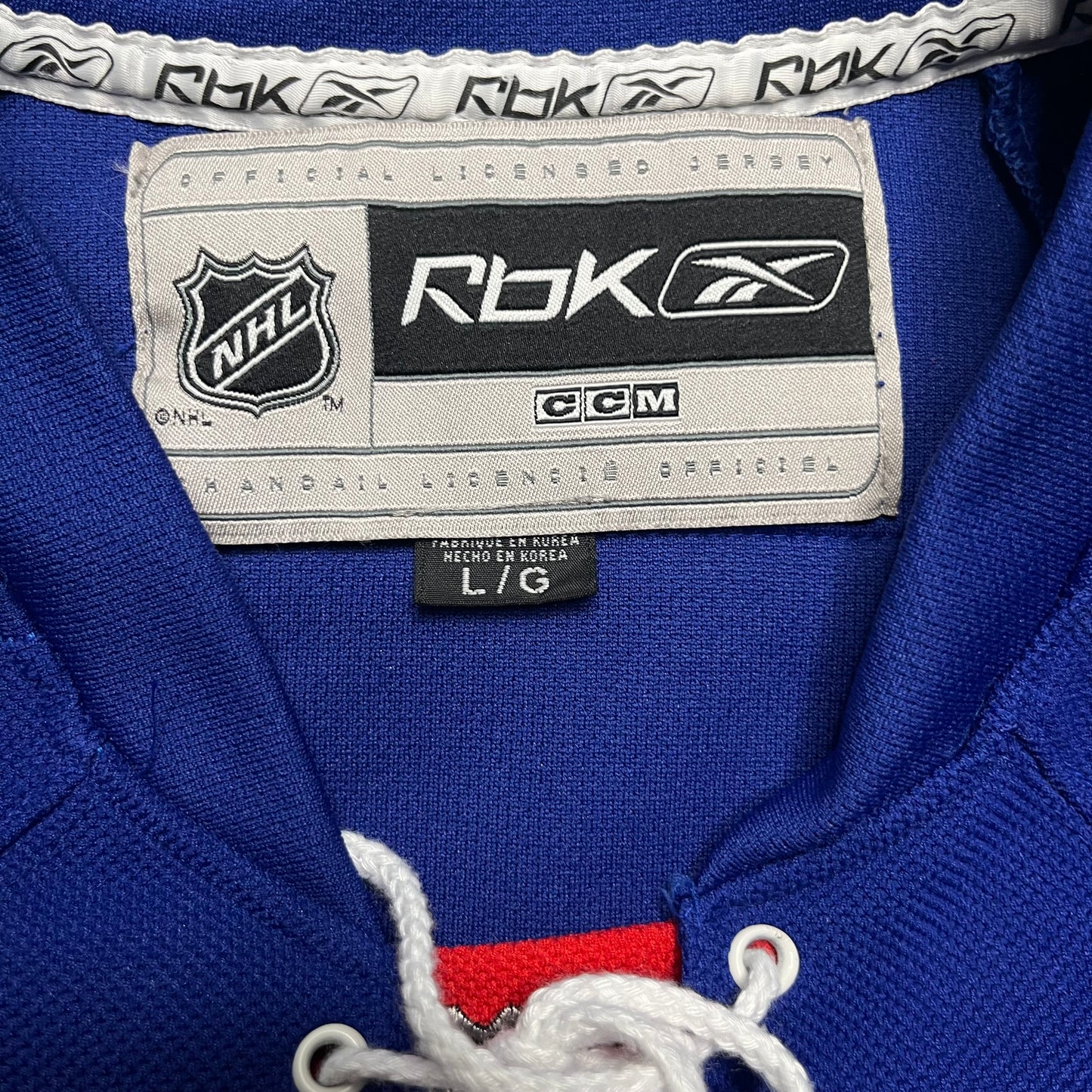 New York Rangers Rick Nash Blue Jersey - L