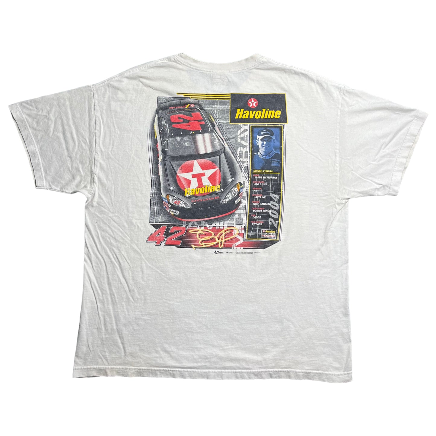 ‘03 Havoline NASCAR Racing Tee - L