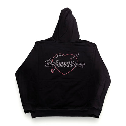 Talentless Heart Black Hoodie - XL