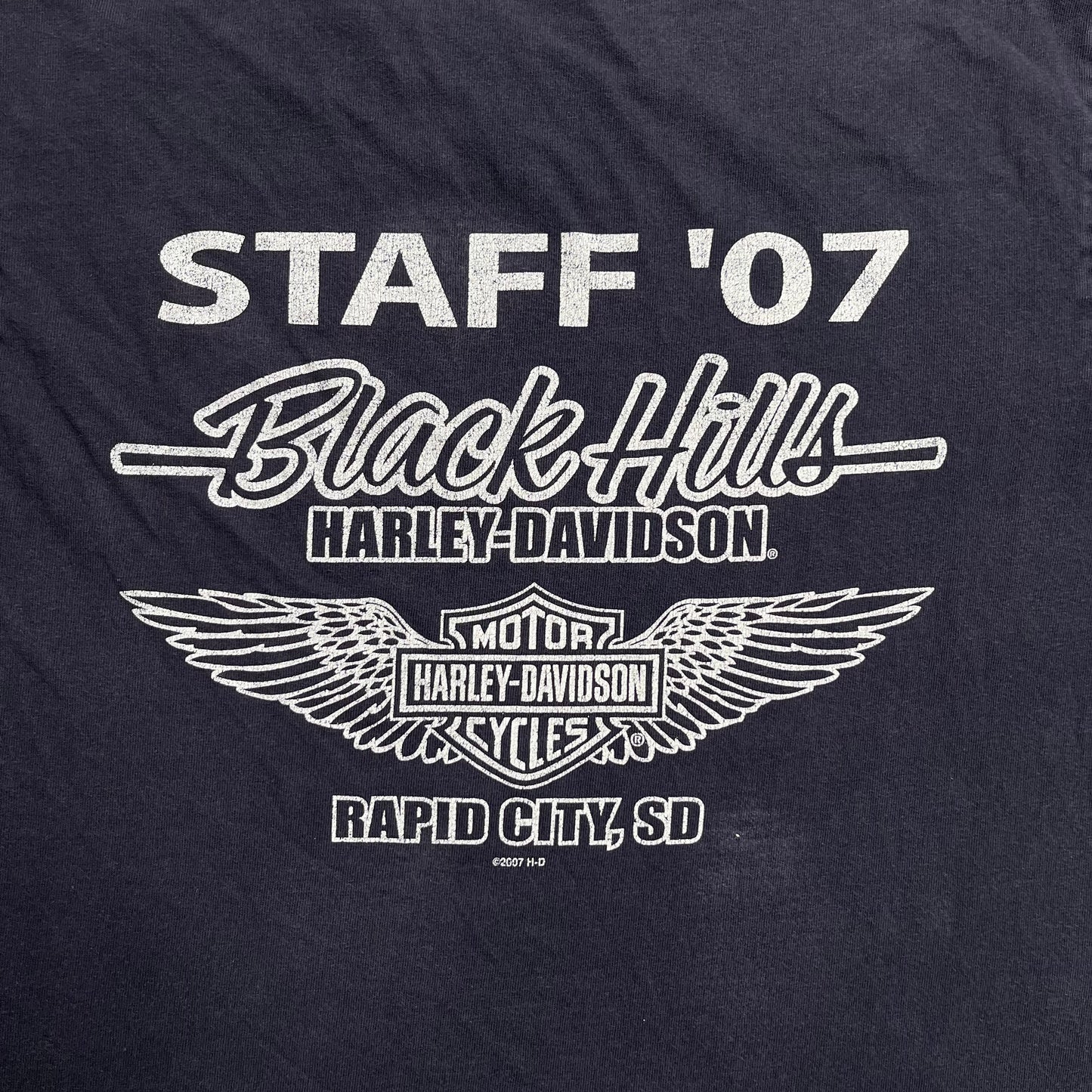 ‘07 Harley Davidson Staff Tee (S)