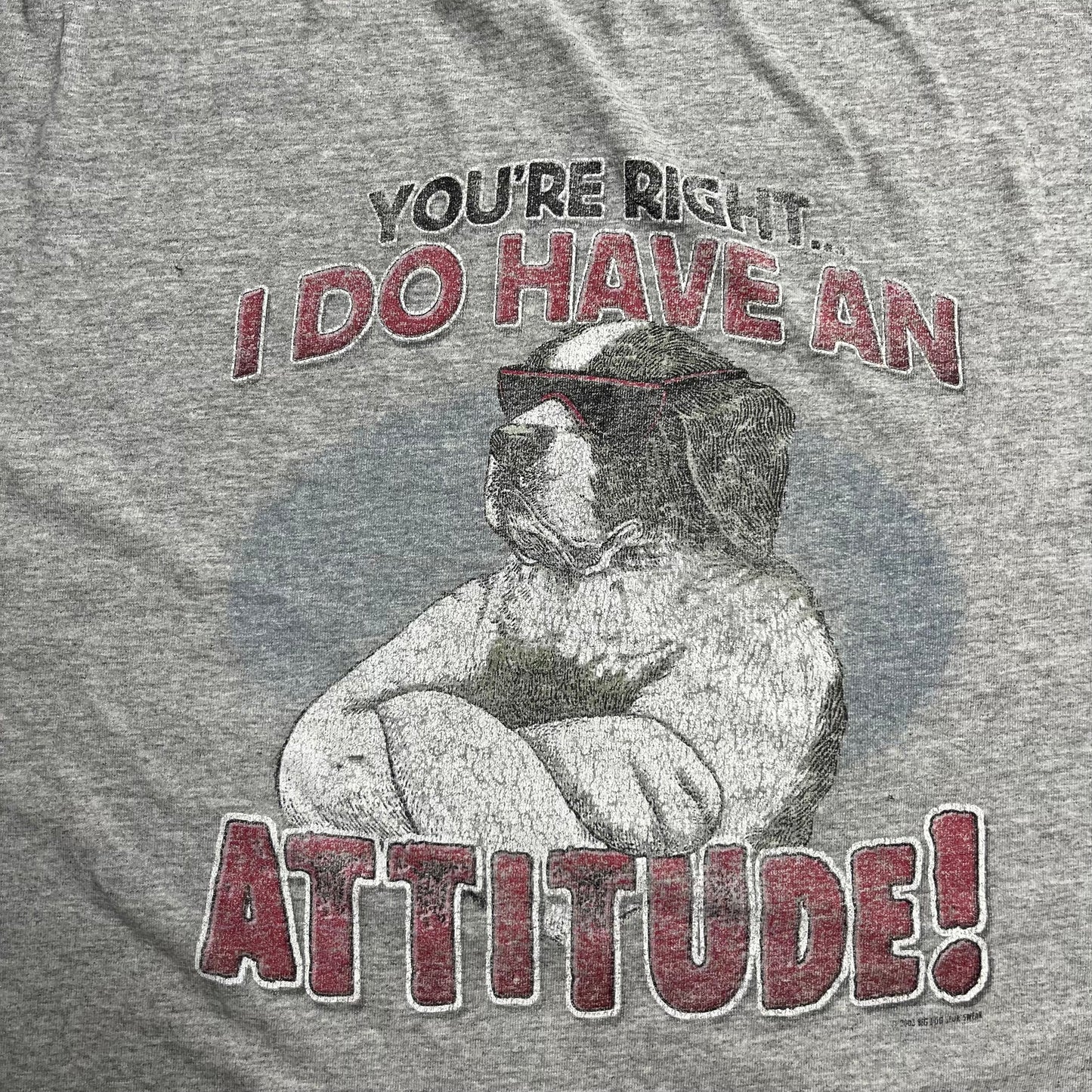 ‘03 Big Dogs Attitude Tee (L)