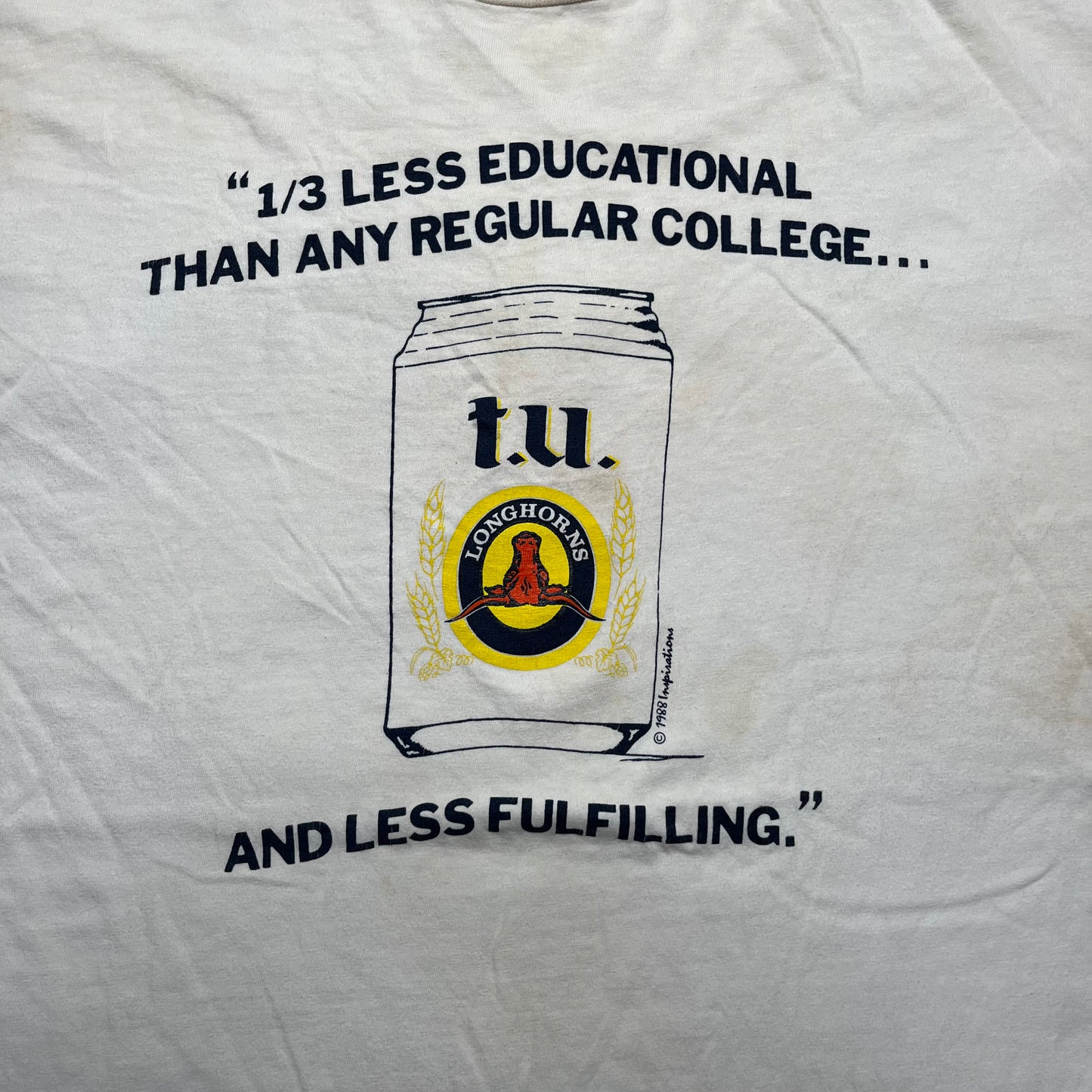 1988 Texas A&M Better Then UT Tee - L