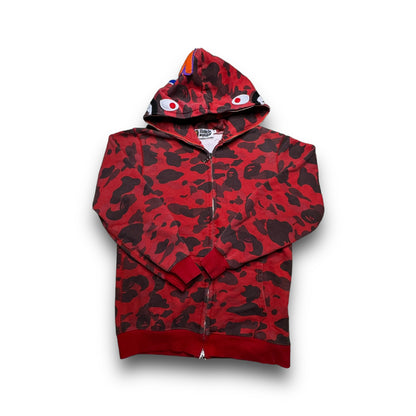 Red Bape Full-Zip Hoodie (S)