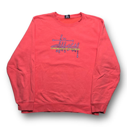 00s Stussy Streetwear Crewneck - L