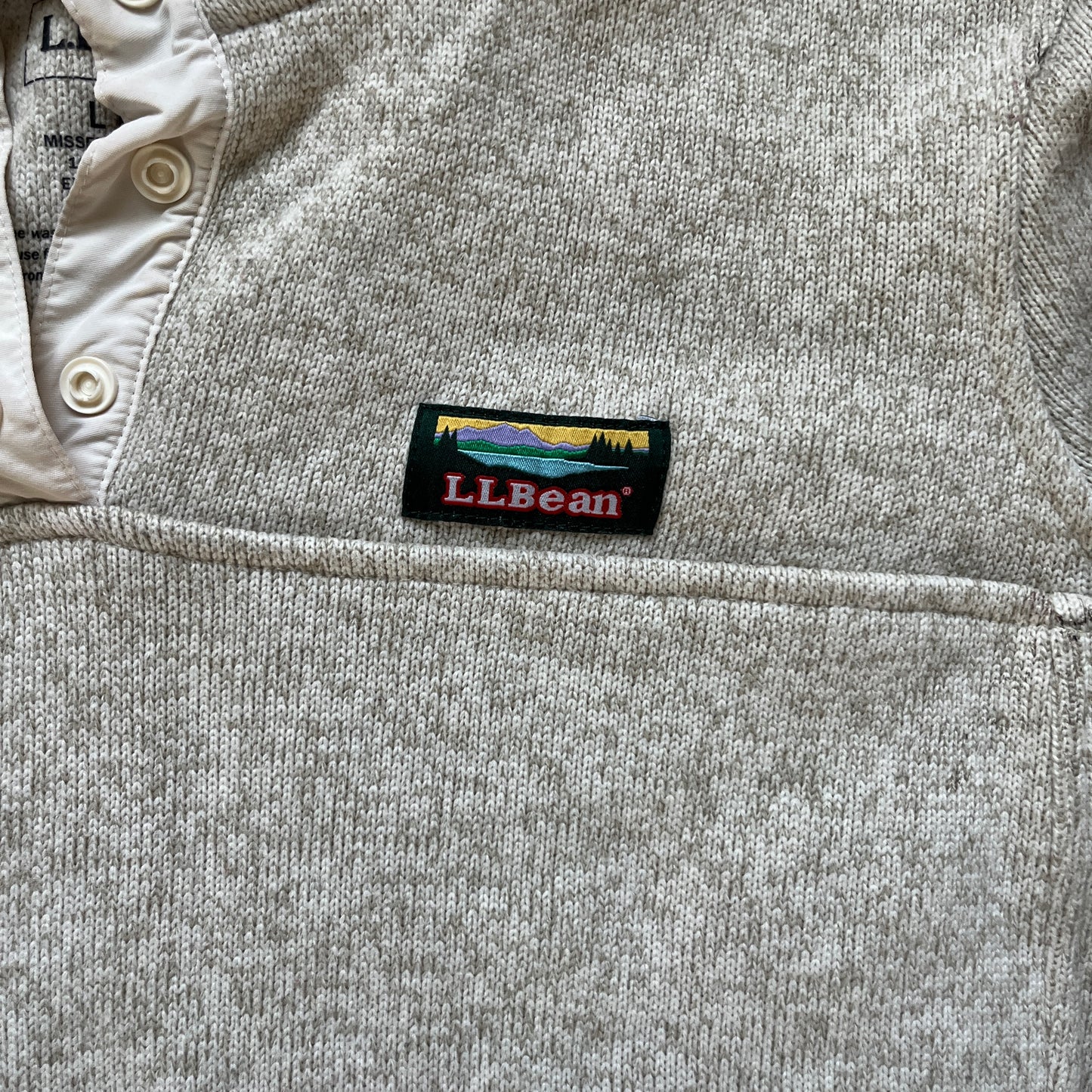 LL Bean Grey Crewneck - M