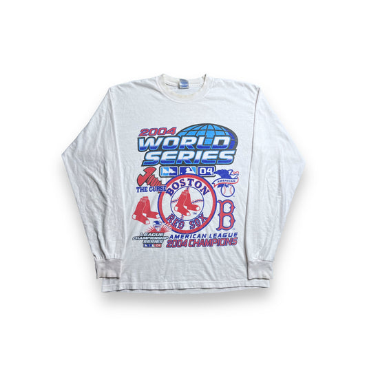 ‘04 Boston Red Sox WS Tee (L)