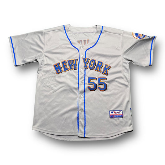 New York Mets Young Grey Jersey - L