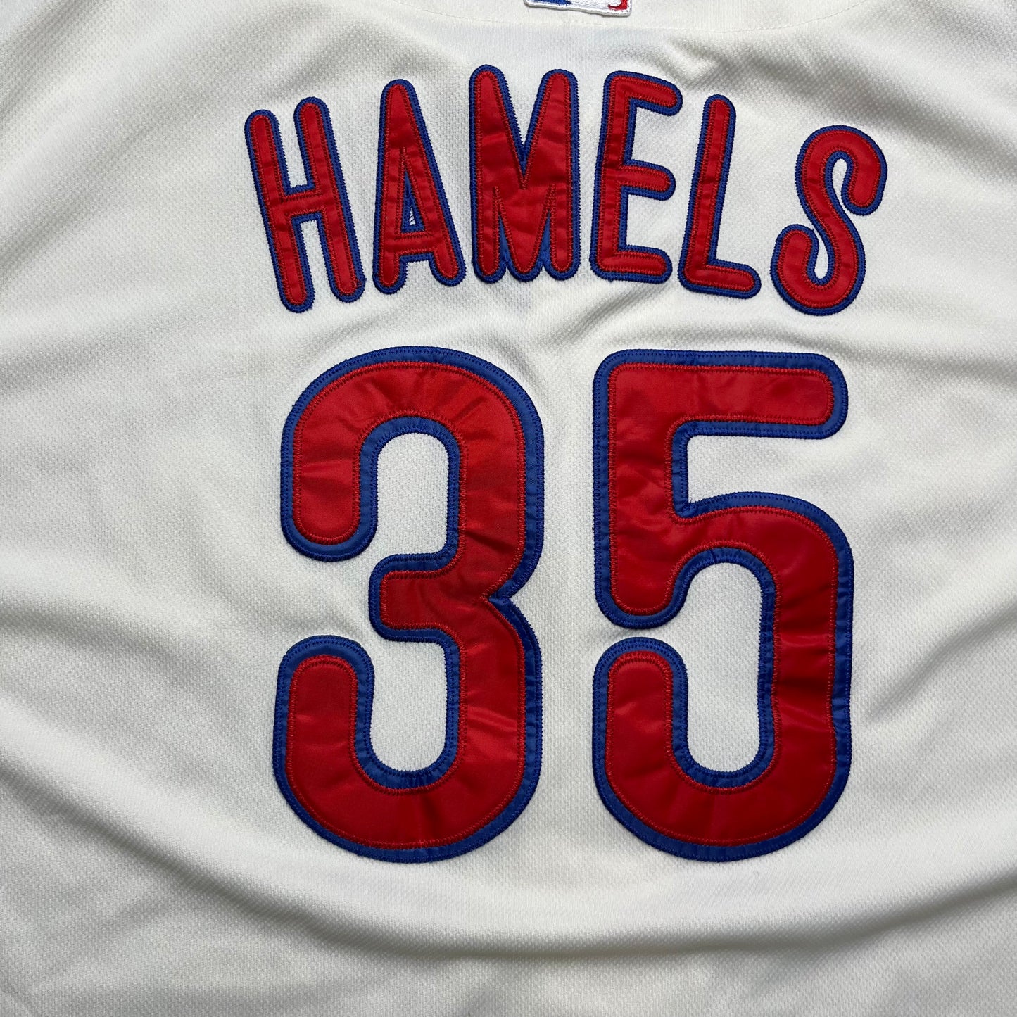 ‘08 Phillies Hamels World Series Jersey - XL