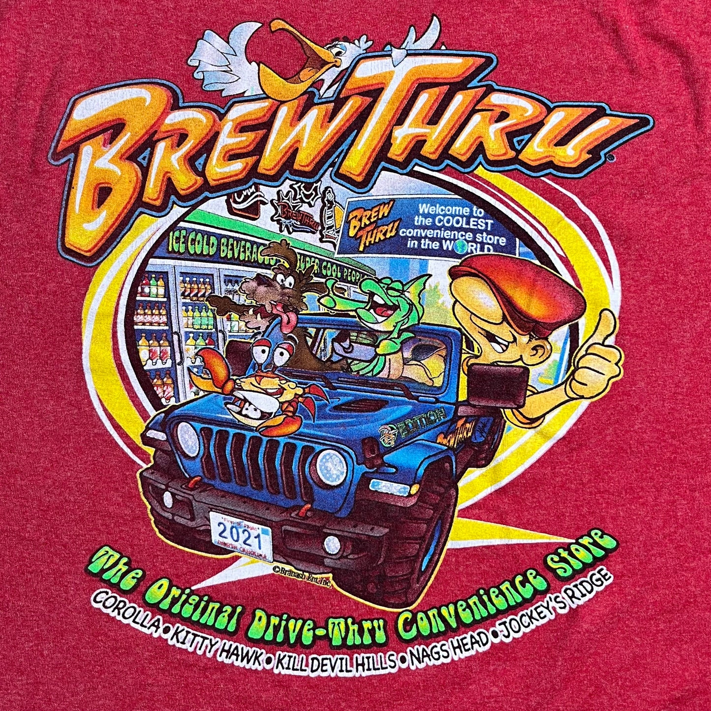 Brew Thru Outerbanks Tee (XL)