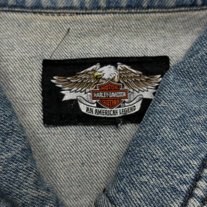 90s Harley Davidson Jean Jacket (M)