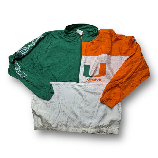 90s Miami Hurricanes Windbreaker - L