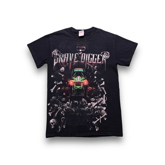 00s Grave Digger Monster Truck Tee - S