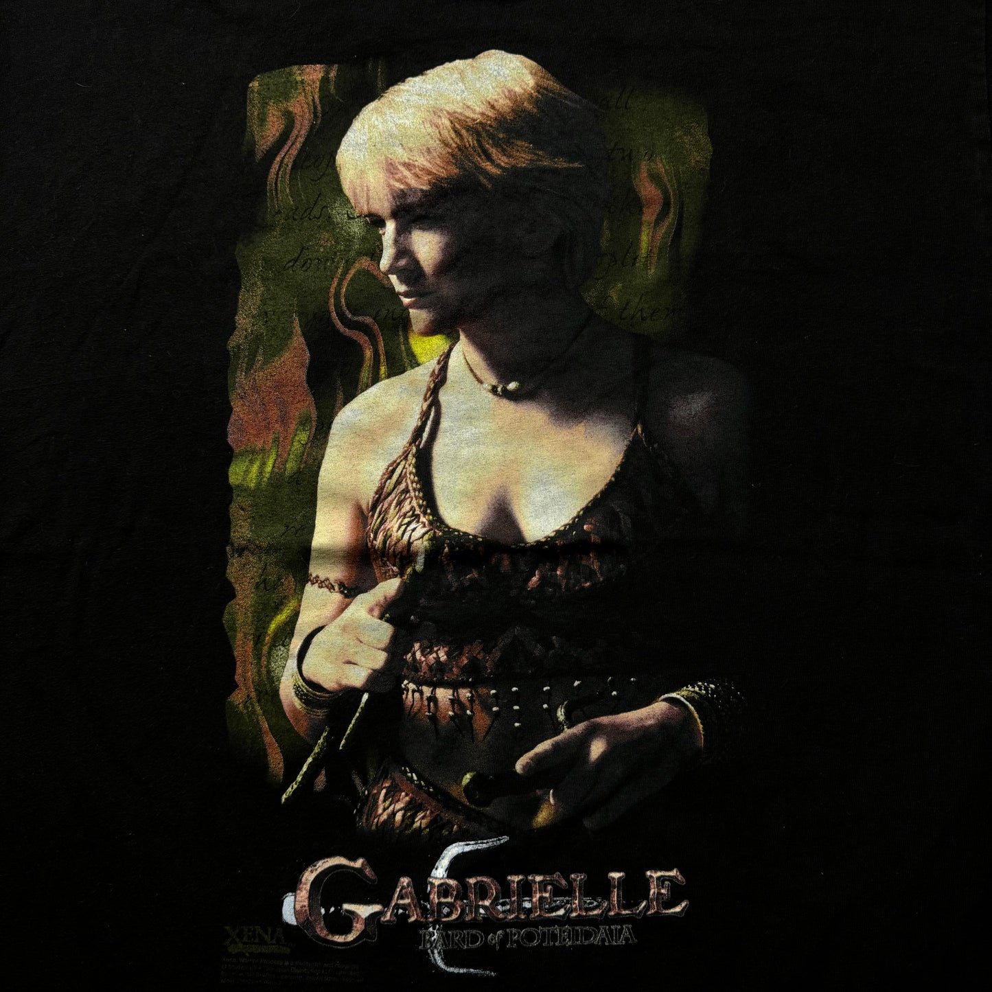 Xena Warrior Gabrielle Bard Of Poteidaia Tee - L