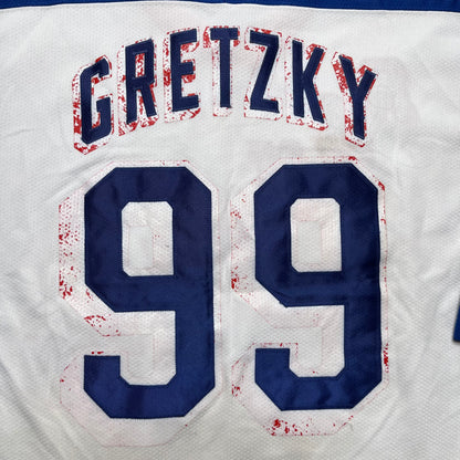 90s New York Rangers Gretzky Jersey - L