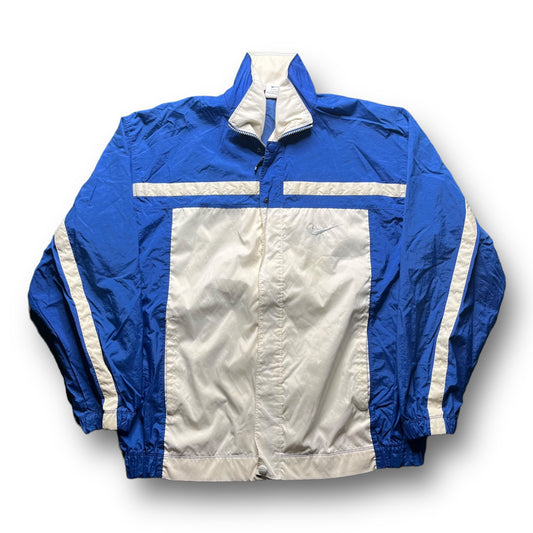 90s Blue/White Nike Windbreaker - M
