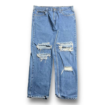 Carhartt Riped Blue Jeans (38x32)