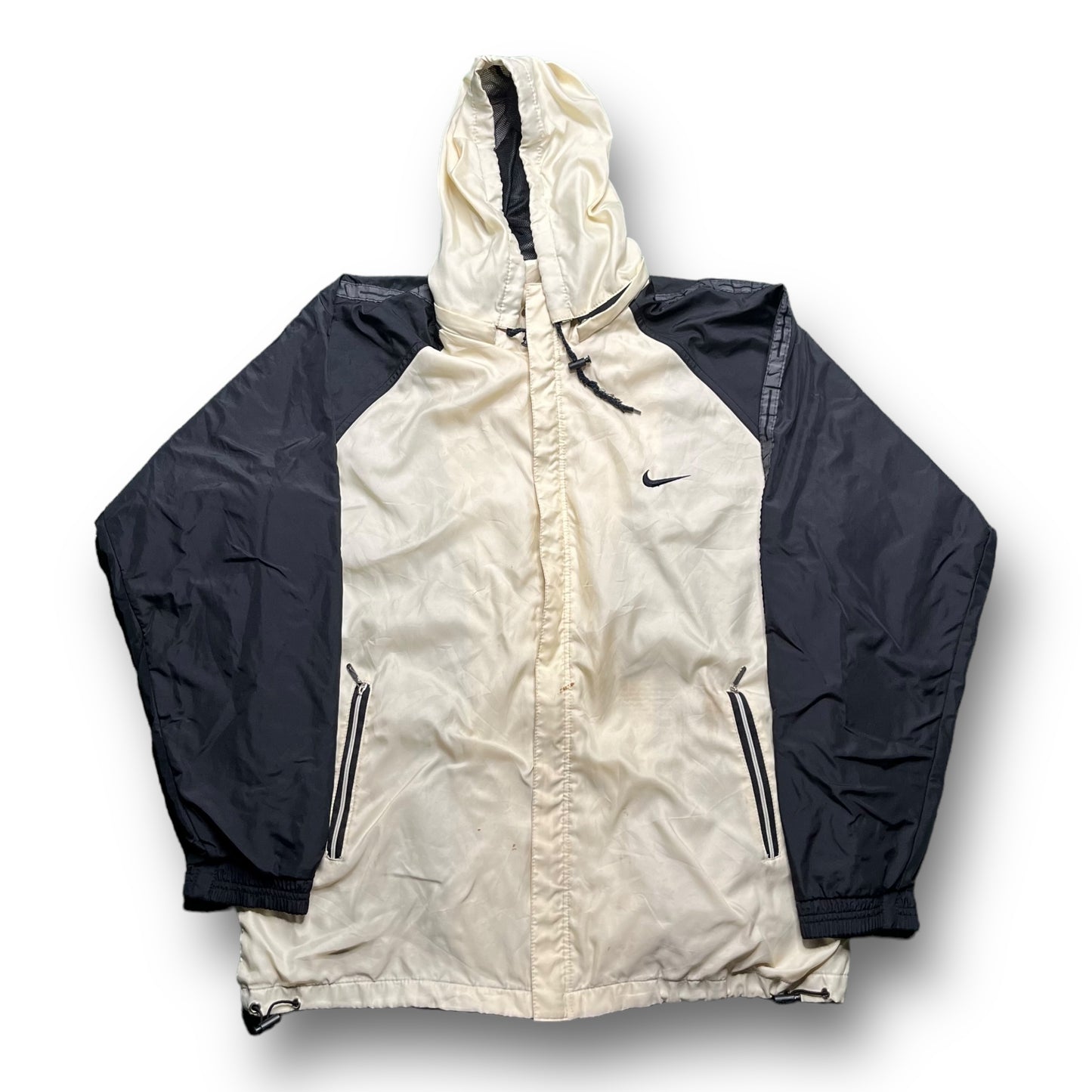 00s White Nike Windbreaker Jacket - XL