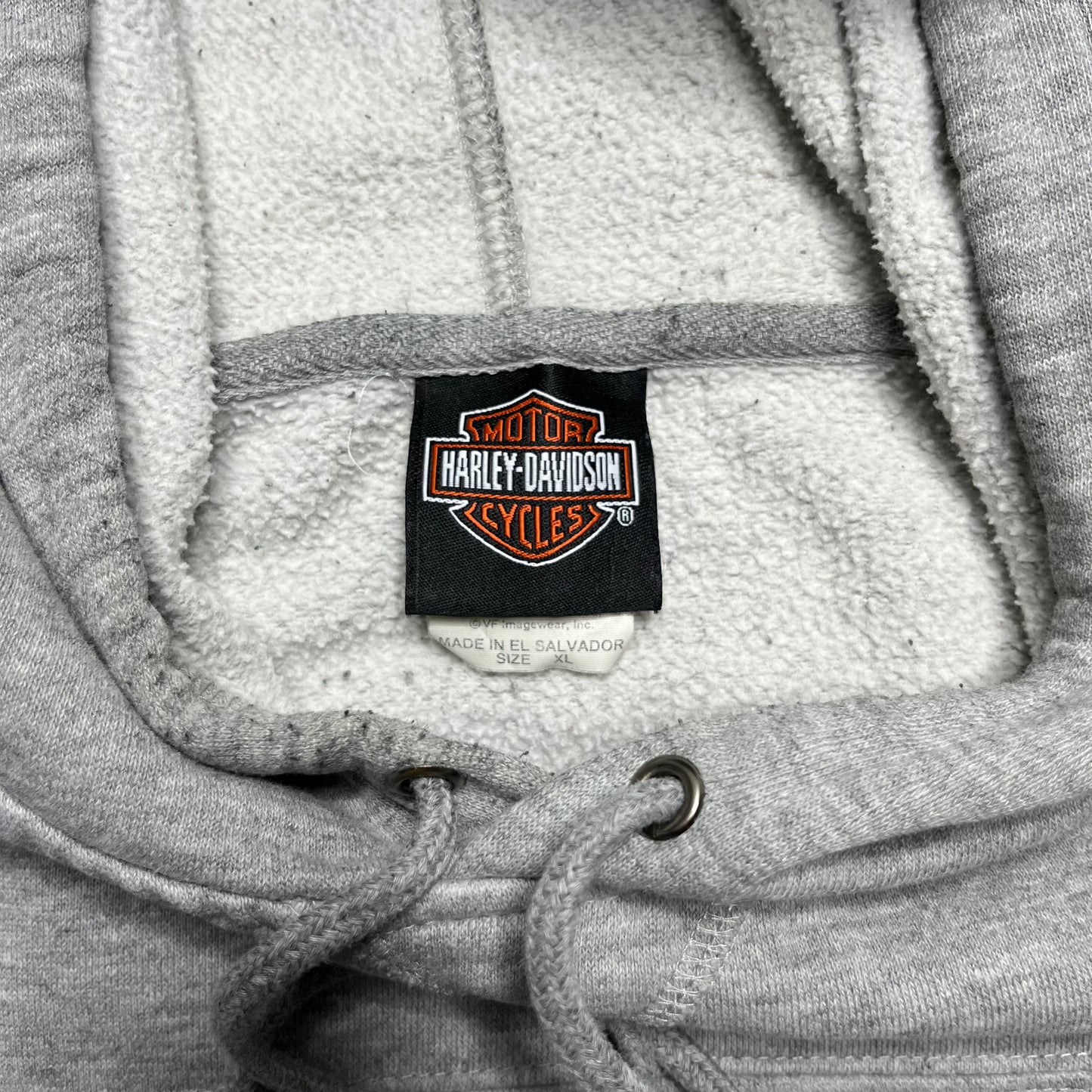 00s Harley Davidson Grey Hoodie - XL