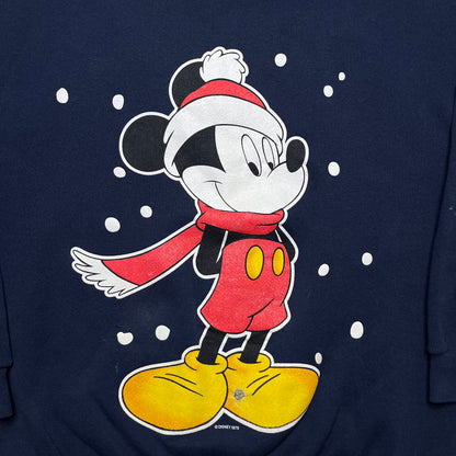 90s Disney Mickey Snow Crewneck - XL