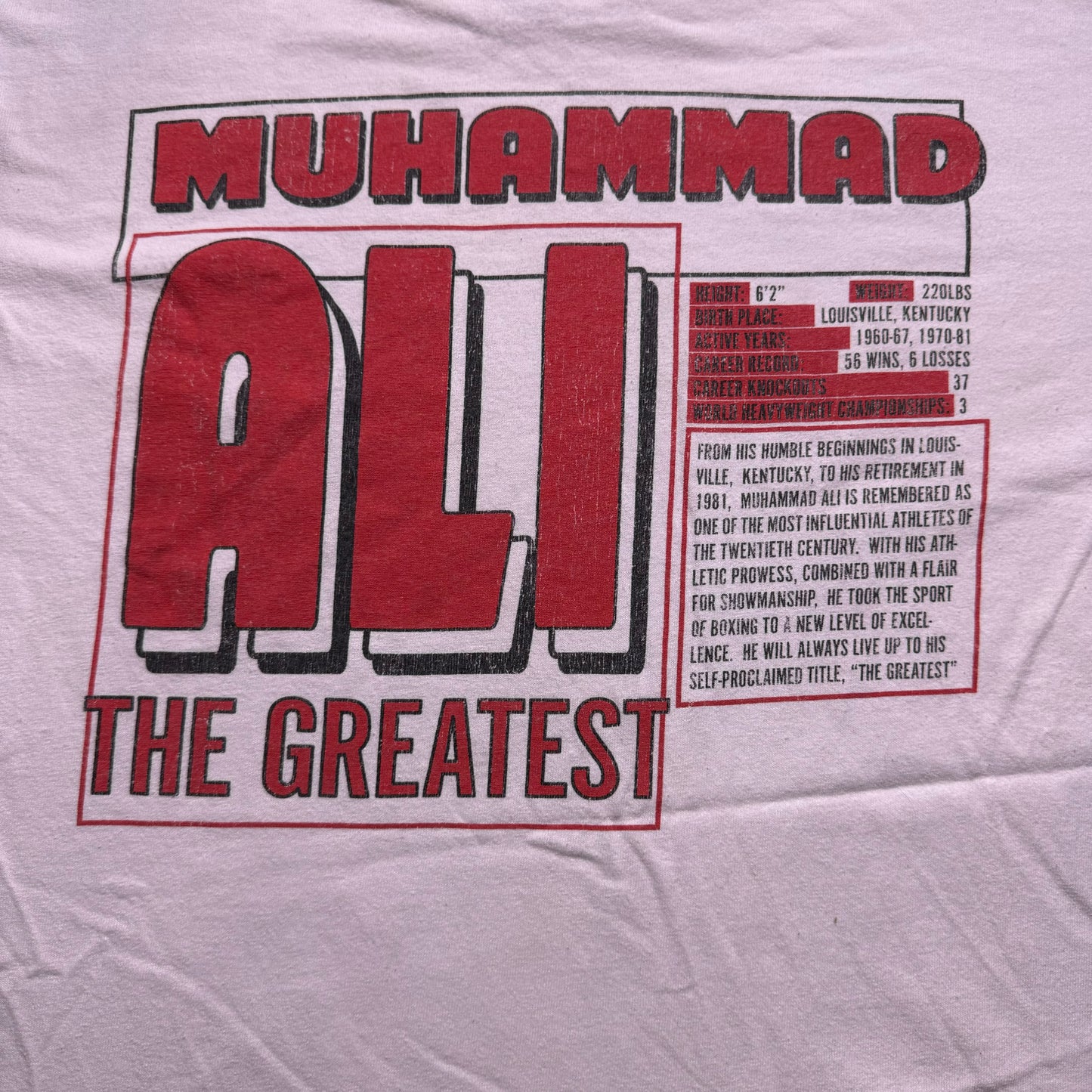 Muhammad Ali Boxing Tee - M